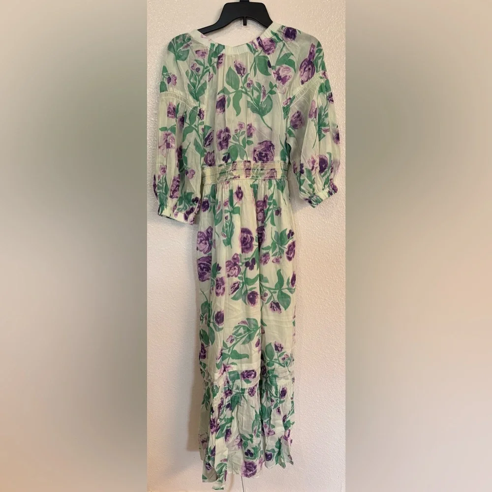 FREE PEOPLE Golden Hour Floral Maxi Dress NWOT
